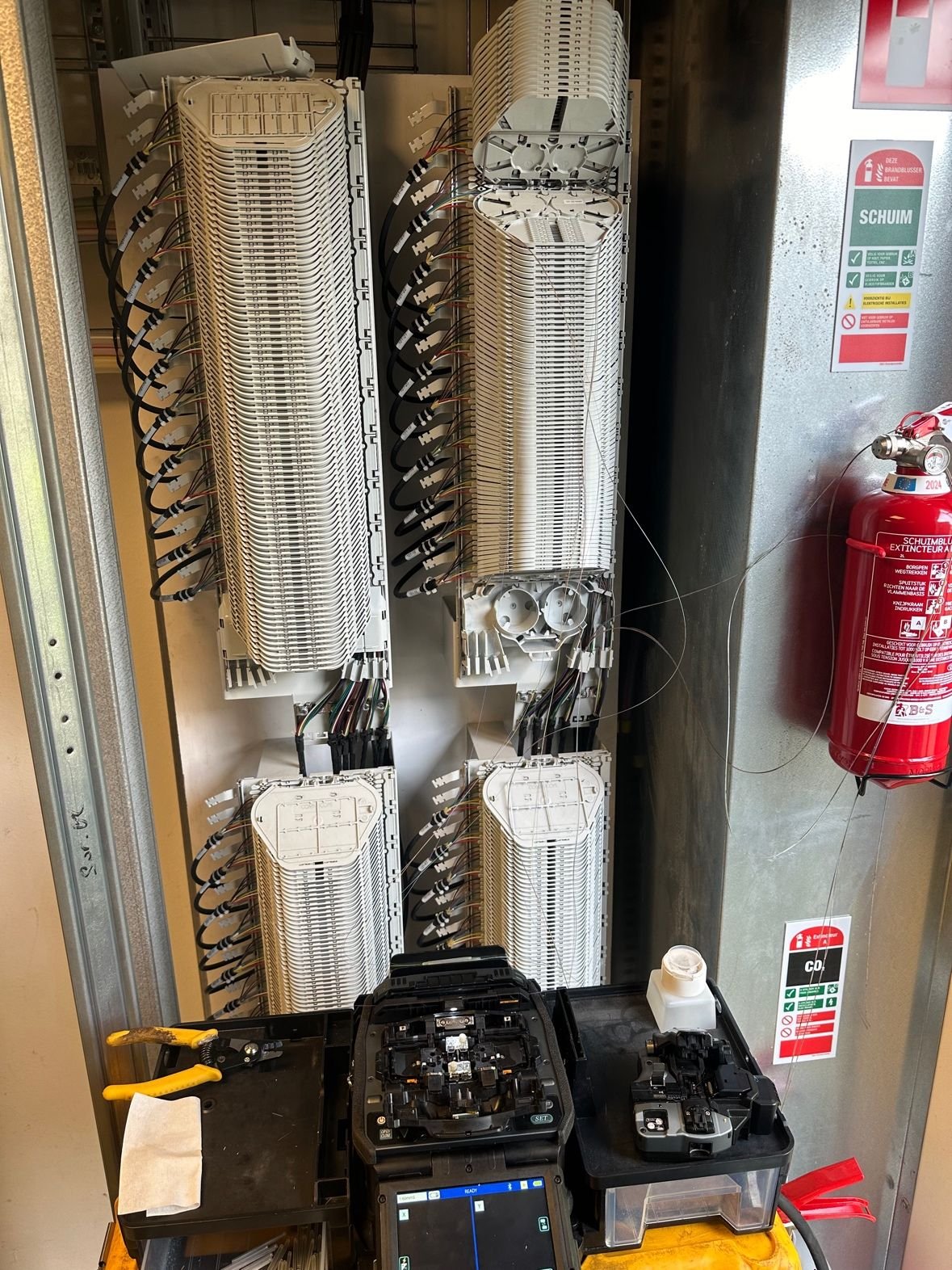 Glasvezel installatie